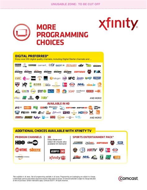 chanel package|xfinity channel packages and prices.